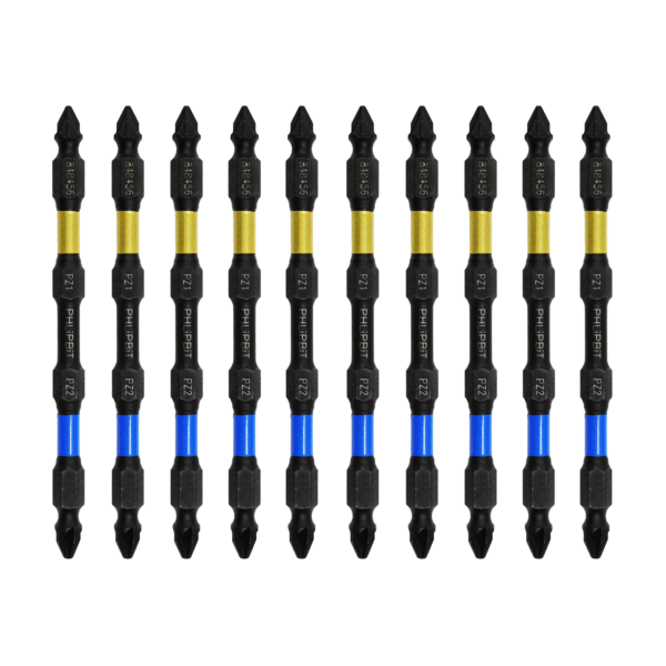 PZ1+PZ2 4 INCH PHLiPBiT ORBIT* Double Ended Impact Bits