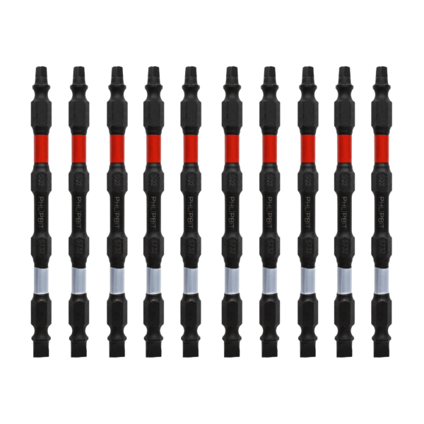 SQ2+SL7 4 INCH PHLiPBiT ORBIT* Double Ended Impact Bits