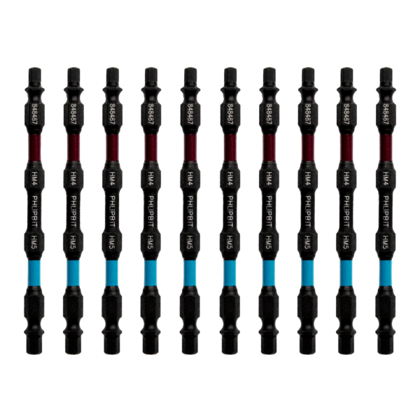 HX4+HX5 4 INCH PHLiPBiT Double Ended Impact Bits