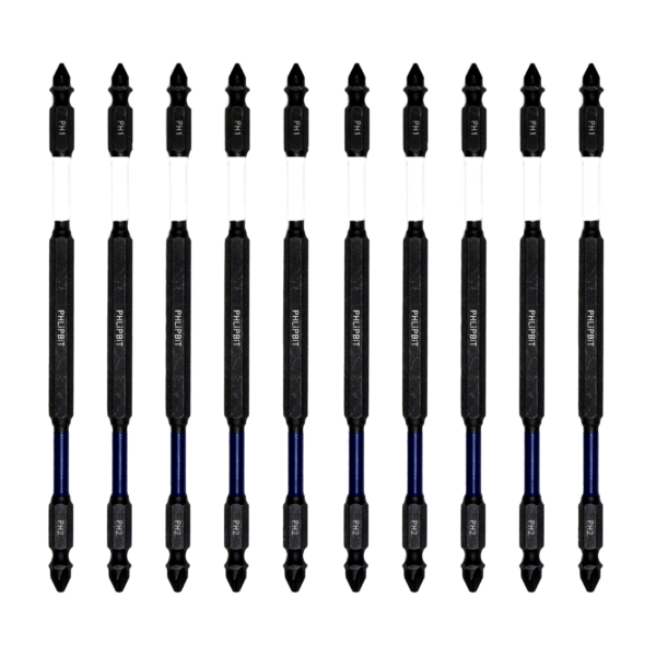 PH1+PH2 6 INCH PHLiPBiT Double Ended Impact Bits